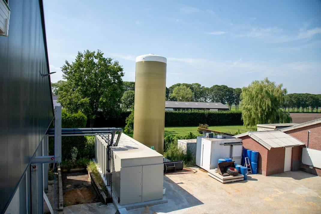 Het ECO Air Care-systeem op een bedrijf in Schaijk.